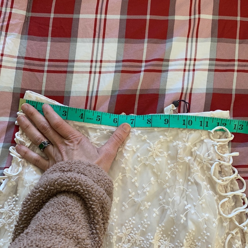 Spell sample Le gauze lace tiered skirt Small - Picture 10 of 13